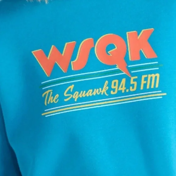 WSQK 94.5 FM Sweatshirt / Size Large - Picture 3 of 14